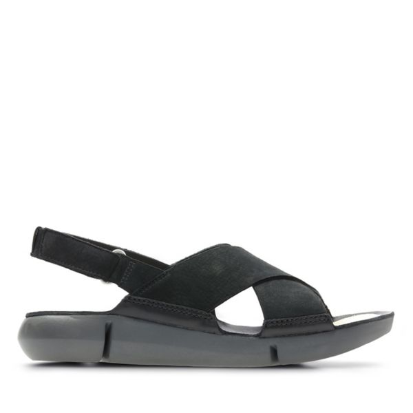 Clarks Womens Tri Chloe Sandals Black | USA-524698